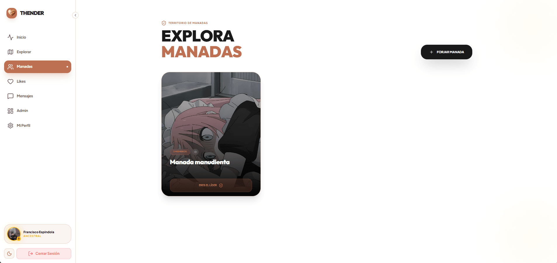 Manadas y territorio